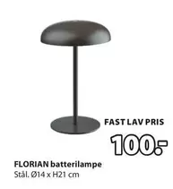 FLORIAN batterilampe