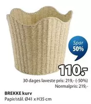 BREKKE kurv