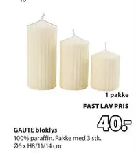 GAUTE bloklys