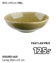 SIGURD skål