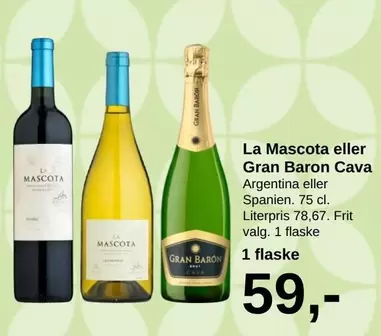 Baron - La Mascota eller Gran  Cava