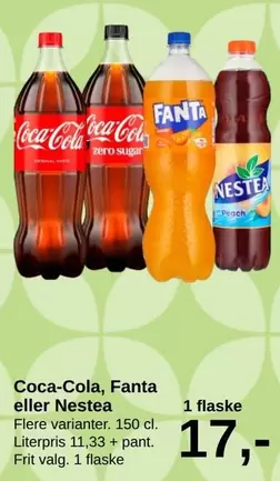 Coca Cola - Coca-Cola, Fanta eller Nestea