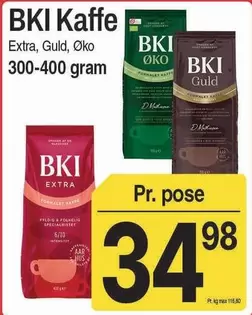 Kaffe Extra, Guld, Øko