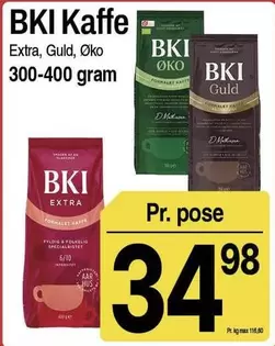 Kaffe Extra, Guld, Øko