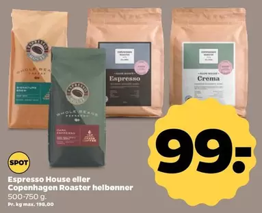 Espresso House eller Copenhagen Roaster helbønner