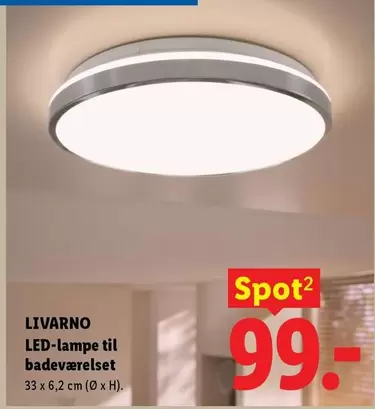 LED-lampe til badeværelset