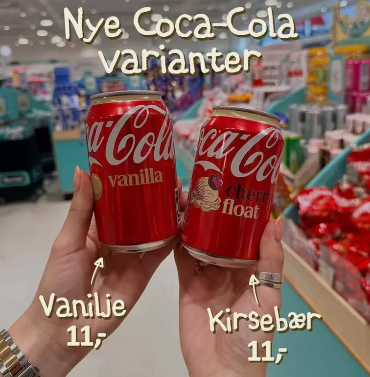 Coca Cola - Nye Coca-Cola Varianter