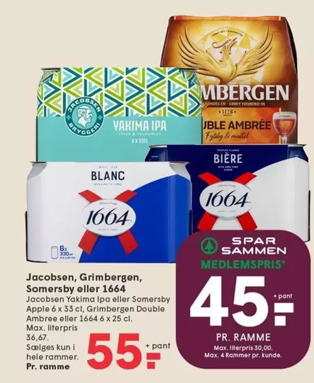 Grimbergen - Jacobsen, , Somersby eller 1664