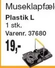 Museklapfælde Plastik L