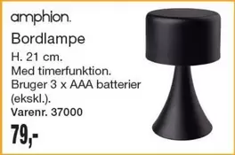 Bordlampe Varenr. 37000
