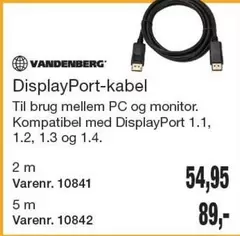 DisplayPort-kabel