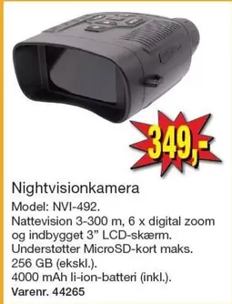 Nightvisionkamera Model: NVI-492