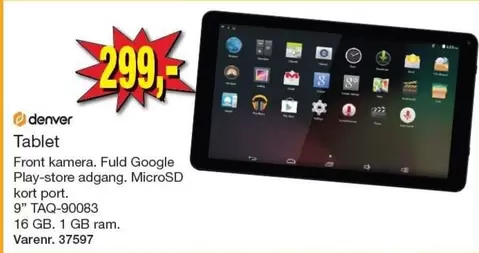 Kort - Tablet 9" TAQ-90083