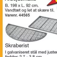 Rektangulær Varenr. 44527, Halvmåne Varenr. 44522