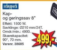 Kap- og geringssav 8"