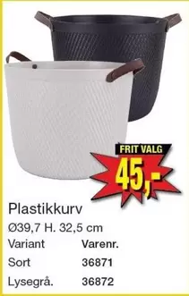 Plastikkurv