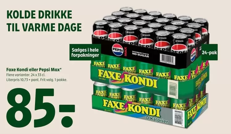 Pepsi - KOLDE DRIKKE TIL VARME DAGE