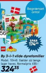 Lego - By 3-i-1 vilde dyrefamilier Model: 10446