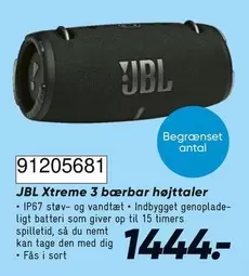 Jbl - Xtreme 3 bærbar højttaler