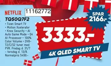 TQ50Q7F2 4K QLED SMART TV