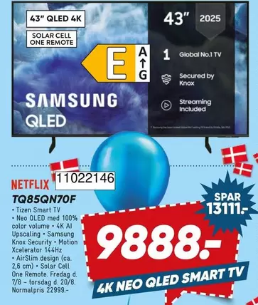 TQ85QN70F 4K NEO QLED SMART TV