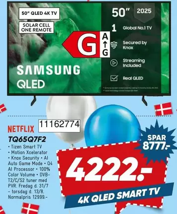 50" QLED 4K TV