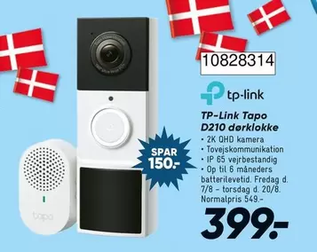 TP-Link Tapo D210 dørklokke