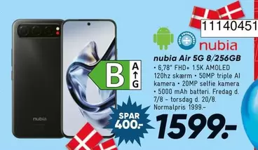 nubia Air 5G 8/256GB