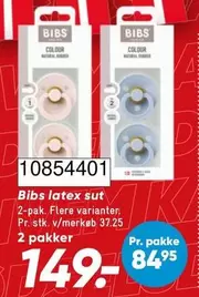 Bibs latex sut 2-pak