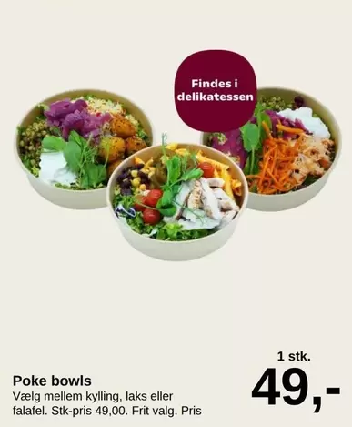 Poke bowls