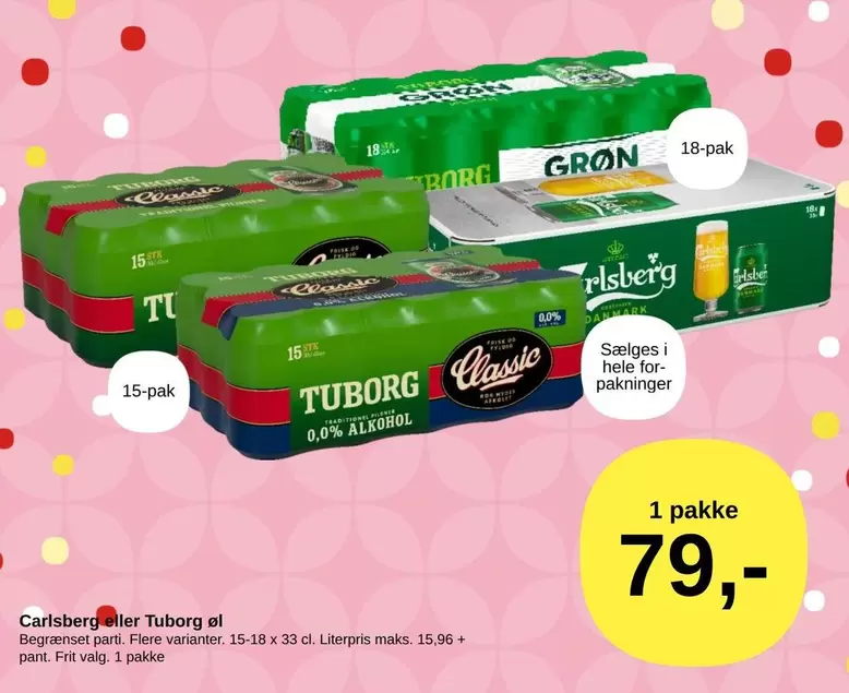 Carlsberg - og Tuborg øl