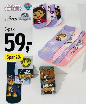 Frozen - Socks 5-pack
