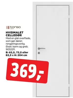 HVIDMALET CELLEdør 903221