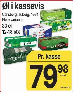 Carlsberg - Øl i kassevis
