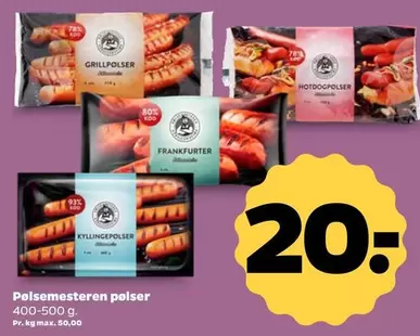 Pølsemesteren pølser