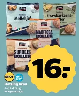 Hatting brød 420-438 g