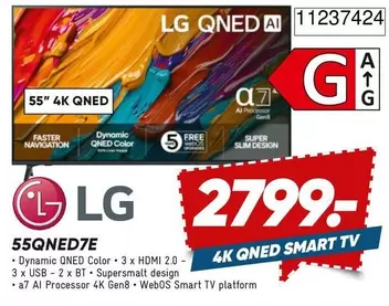 Lg - 55QNED7E 4K QNED SMART TV