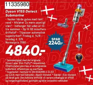 Den - Dyson V15s Detect Submarine