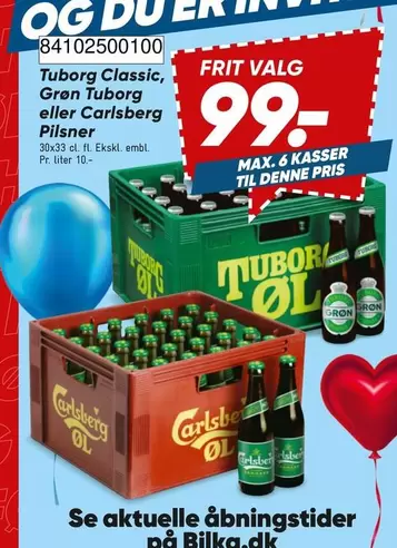 Carlsberg - Tuborg Classic, Grøn Tuborg eller Pilsner