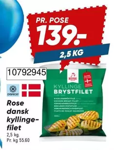 Rose - Kyllinge brystfilet
