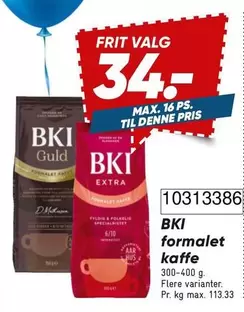 Formalet Kaffe