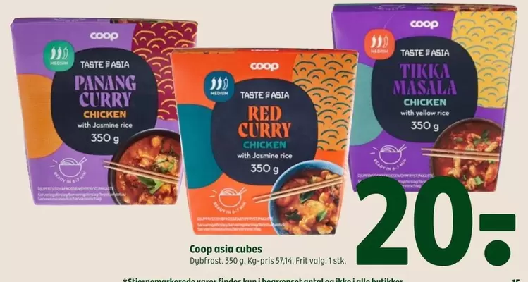Red - Coop Asia cubes