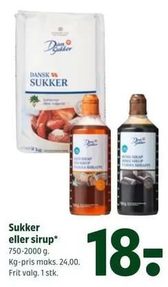 Sukker eller sirup