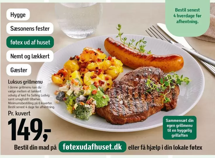 Luksus grillmenu