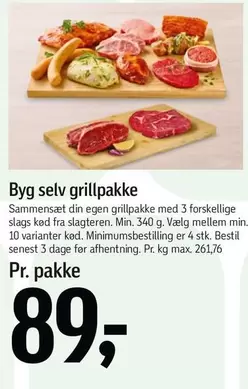 Byg selv grillpakke
