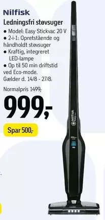 Easy - Ledningsfri støvsuger