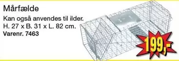 Mårfælde Varenr. 7463