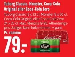 Coca Cola - Tuborg Classic, Coca-Cola Original eller Coca-Cola Zero