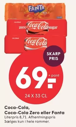 Coca Cola - Coca-Cola, Coca-Cola Zero eller Fanta