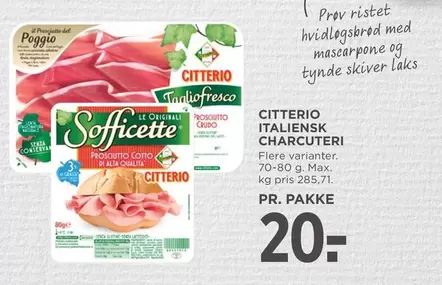 ITALIENSK CHARCUTERI